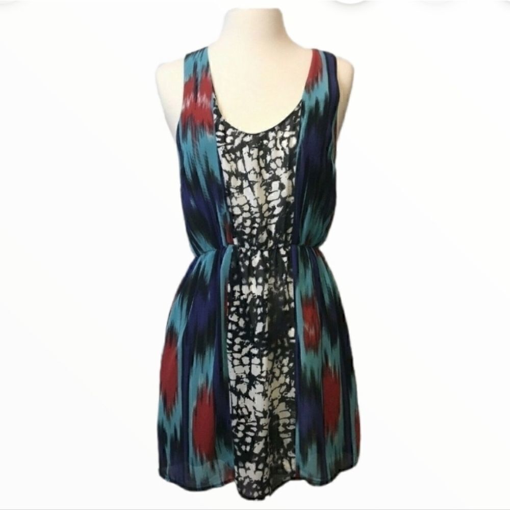 EC URBAN OUTFITTERS STARING AT STARS SLEEVELESS RAZORBACK DRESS SZ.M
